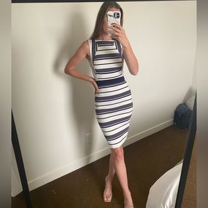 RW&CO - Striped Office Dress